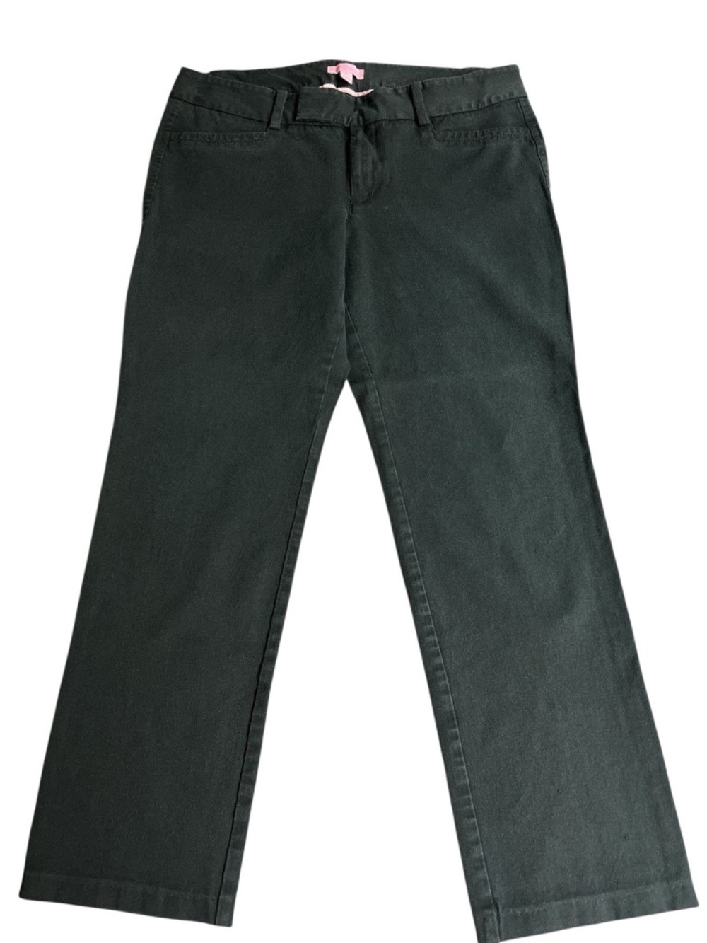 Lilly Pulitzer Black Leigh Trouser Pants, Style 59464, Size 12 Cropped